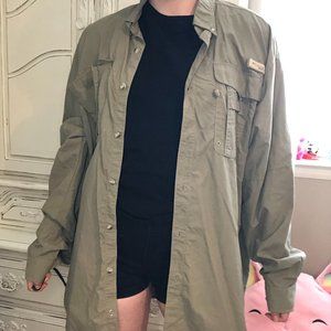 Oversized Columbia Windbreaker Jacket